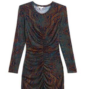 Joie Asha Ruched Knit Midi Dress NWOT Size M